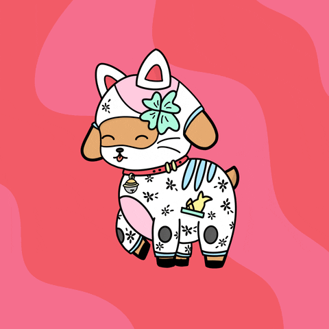 Deerpack cat nft bee lucky GIF