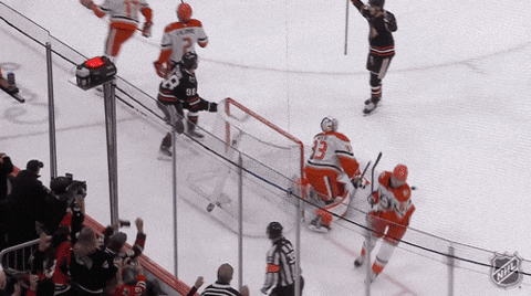Happy Chicago Blackhawks GIF by NHL