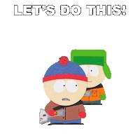 Lets Go Teamwork Sticker by South Park