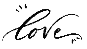 Lettering Love Sticker