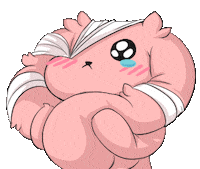 Sad Pink Sticker by Jin
