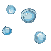 Fish Bubble Sticker by Buro Fudge