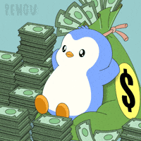 Money Earn GIF by Pudgy Penguins