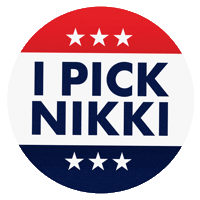 Vote America Sticker by Nikki Haley