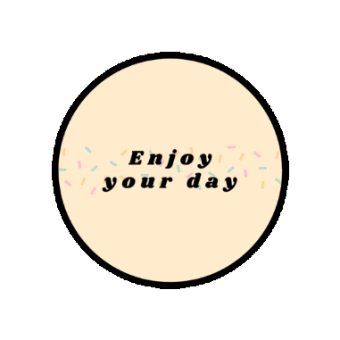 Enjoy Monday Motivation Sticker by Funfetti Fiesta