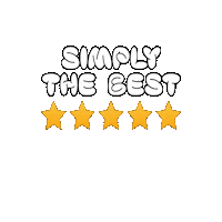 The Best Five Stars Sticker