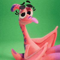 Out Of Here Running GIF by Claynosaurz