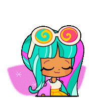 SparklesMagicalMarket yes pink candy calm Sticker