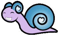 Yumieps happy snail mieps Sticker
