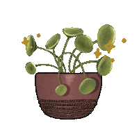 kohhrahimanshi plant gardening plant lady kohhrahimanshi Sticker