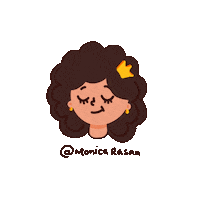 Cute Girl Queen Sticker