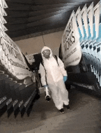 PlatinumEvents covid covid19 clean kick GIF