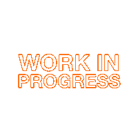 Working Work In Progress Sticker by LP Comunicaciones