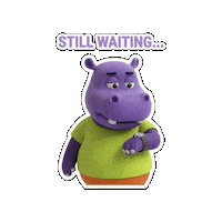 Hoping Still Waiting Sticker