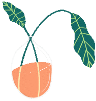 Plant Glass Sticker