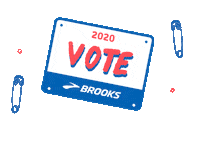 Vote Voting Sticker by Brooks Running