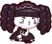 Chibi Sulk Sticker