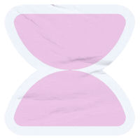 Pink Shape Sticker by thisandco