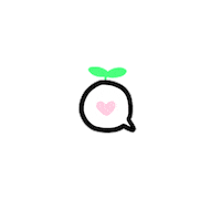 heart hearing Sticker by Yoyo The Ricecorpse