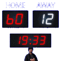 12 Away Sticker