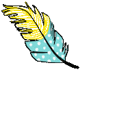 Feather Leicht Sticker by byjohannafritz