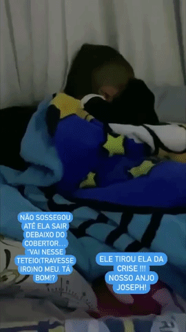 Toddler Helps Calm His Big Sister Down