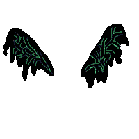 halloween wings Sticker