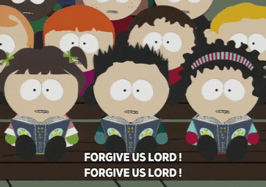 forgive us lord talking GIF by South Park 