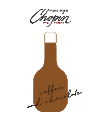 Coffee Chocolate Sticker by Chopin Vodka