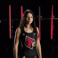 Track Field Superman GIF by Louisville Cardinals
