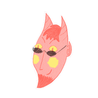 Itsnotfinishedyet cartoon whatever nervous devil Sticker