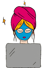 Beauty Relax Sticker by MOO Comunicazione