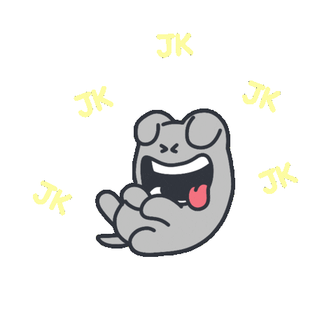 Joking Just Kidding Sticker
