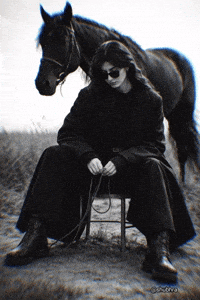 Black And White Aura GIF