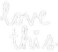 White Love Sticker