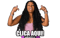 Clica Aqui Click Here Sticker by Salon Line