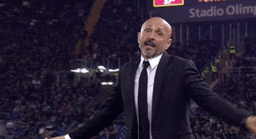 luciano spalletti wtf GIF by AS Roma