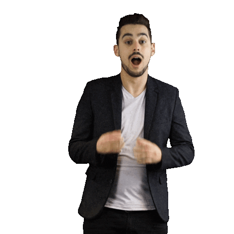 Surprise Wow Sticker by Radio Isa