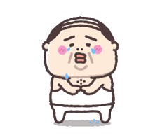 Sad Old Man Sticker