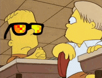 the simpsons sunglasses GIF