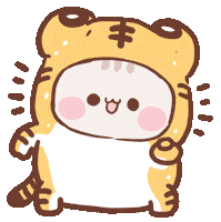 Happy Tiger Sticker by SweetHouse