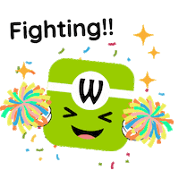Cheer Up Fighting Sticker by Wakuliner