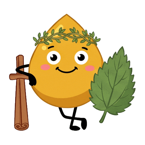 Happy Power Sticker by Danuba Garden