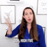 High Five Youtube GIF by Vanessa Van Edwards