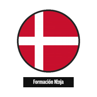 Denmark Flag Sticker by Formación Ninja