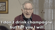 Steven Spielberg Champagne GIF by BAFTA