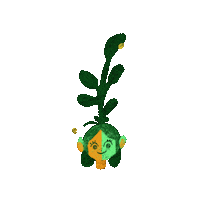 vannesacortes verde planta crecer relajacion Sticker