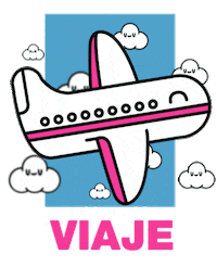 Flying De Viaje Sticker