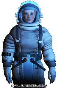 Scifi Astronaut Sticker by Eva Garner The Secret of Eden