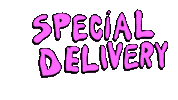 Special Delivery Sticker by deladeso